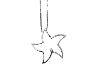 5025 – Collana fantasia in oro bianco e diamanti naturali