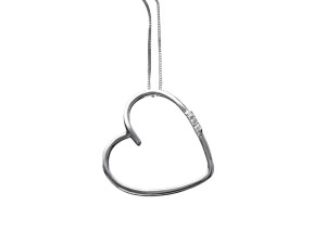 5043 – Collana in oro bianco e diamanti naturali