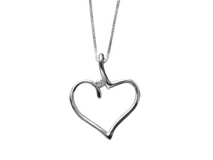 5047 – Collana in oro bianco e diamanti naturali