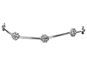 5994 - Bracciale in oro bianco e diamanti naturali