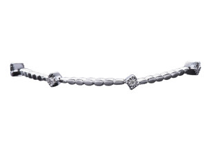 5998 - Bracciale in oro bianco e diamanti naturali
