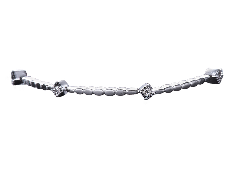 5998 – Bracciale in oro bianco e diamanti naturali