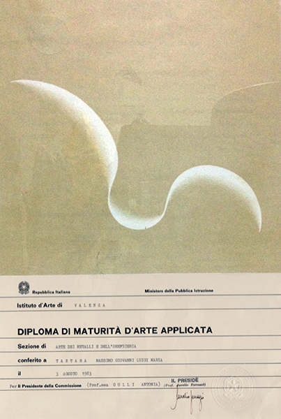 Diploma Massimo Tartara